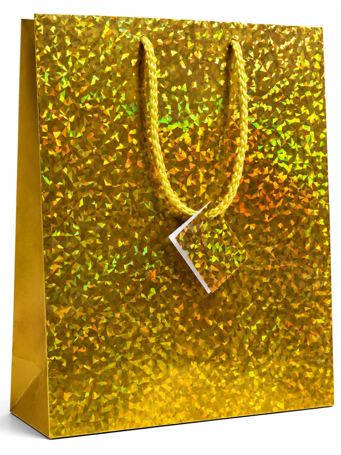 Gift Bag Metallic Medium, color: Gold