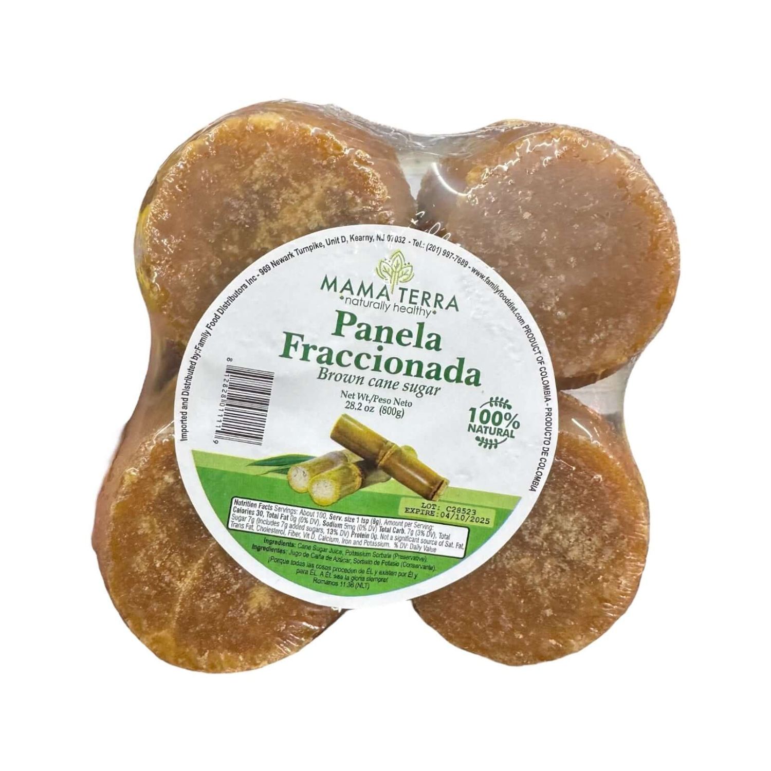 Mama Terra Panela Fraccionada 800gr