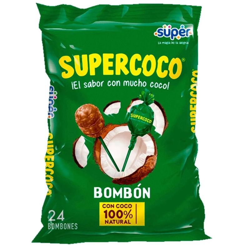 Super Coco Lollipop x24/ 360gr