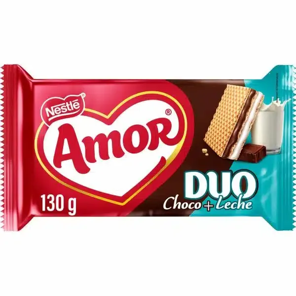 Galleta Amor Duo choco+leche 130gr