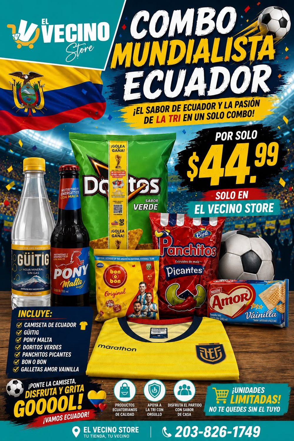 Combo Mundialista Ecuador