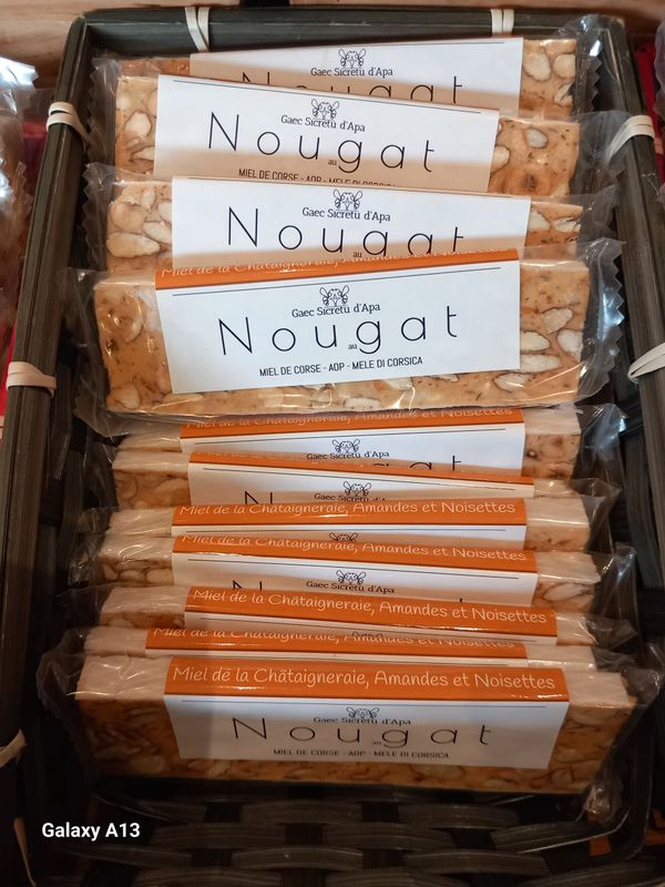 Nougat miel de la châtaigneraie 100g environ
