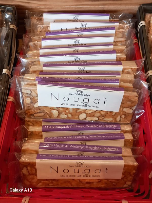 Nougat miel de maquis de printemps 100g environ