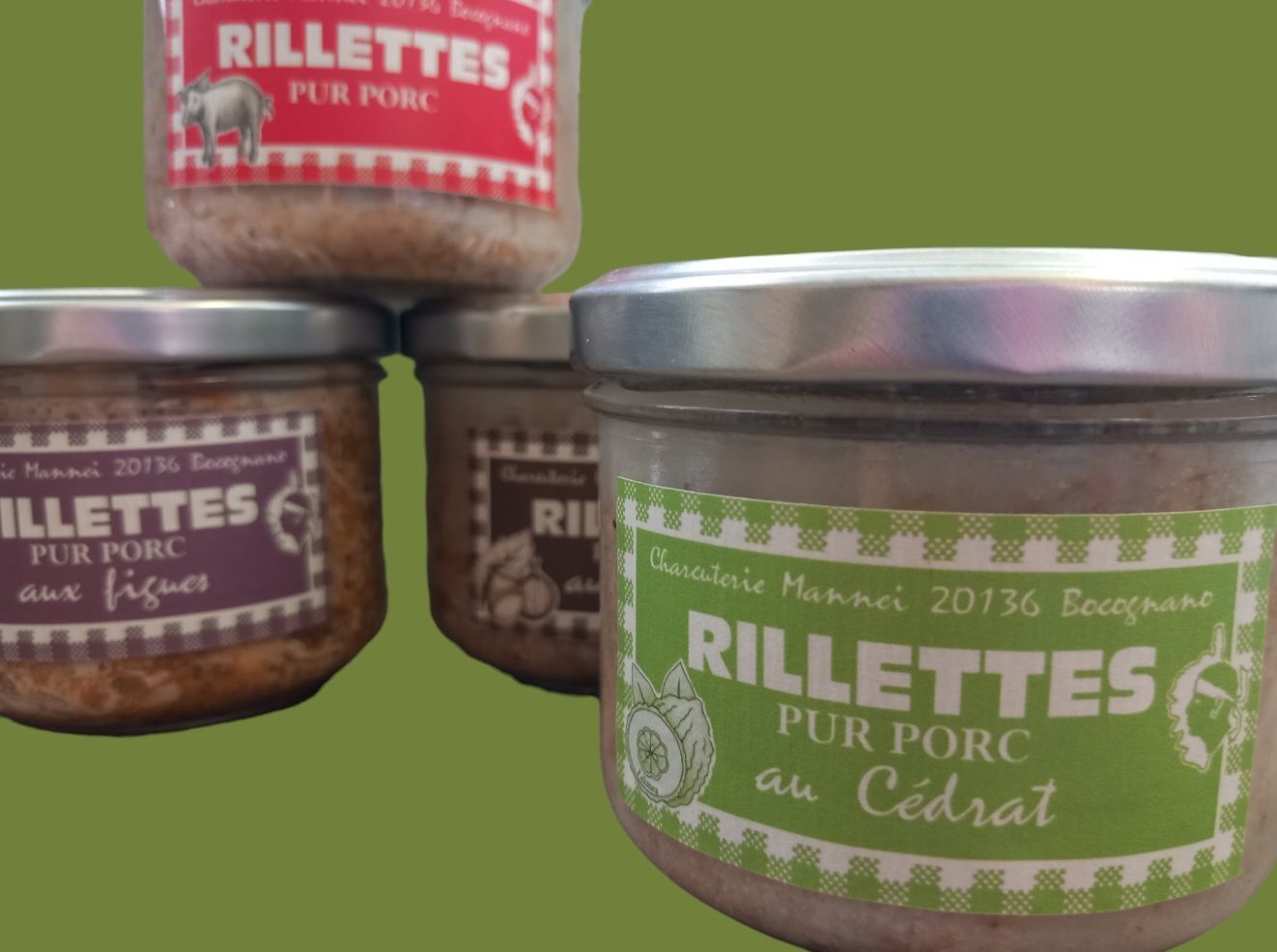 Rillettes pur porc et cédrat