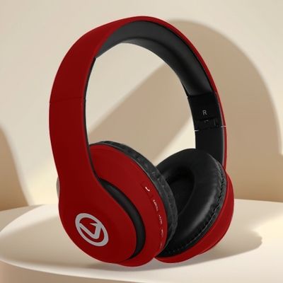 Volkano Bluetooth Headphones Impulse Series-Red