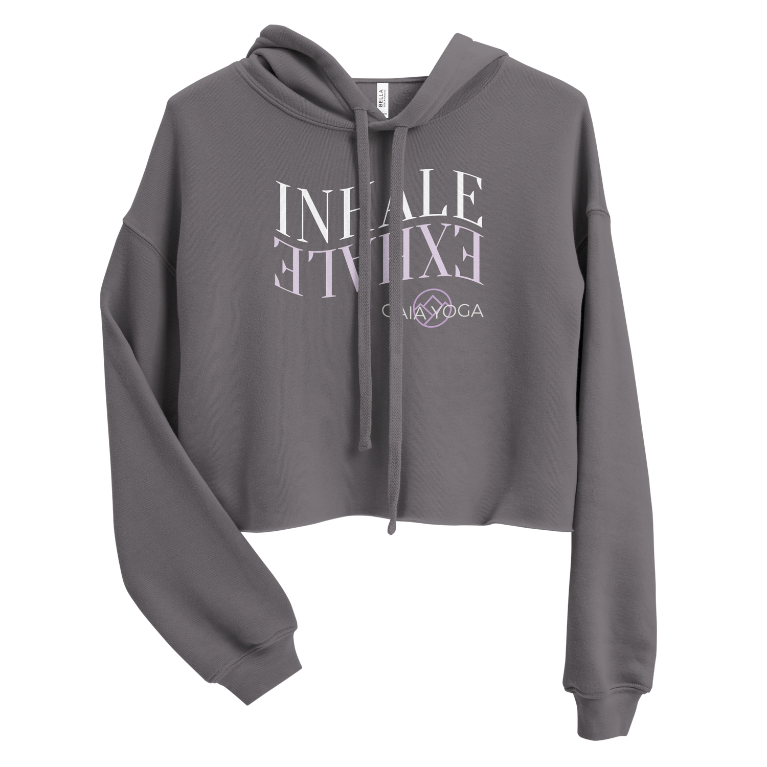 Inhale/Exhale Cropped Hoodie