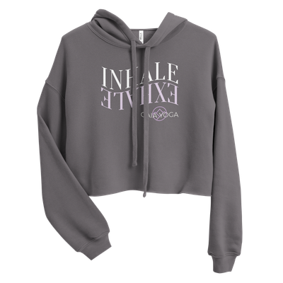 Inhale/Exhale Cropped Hoodie