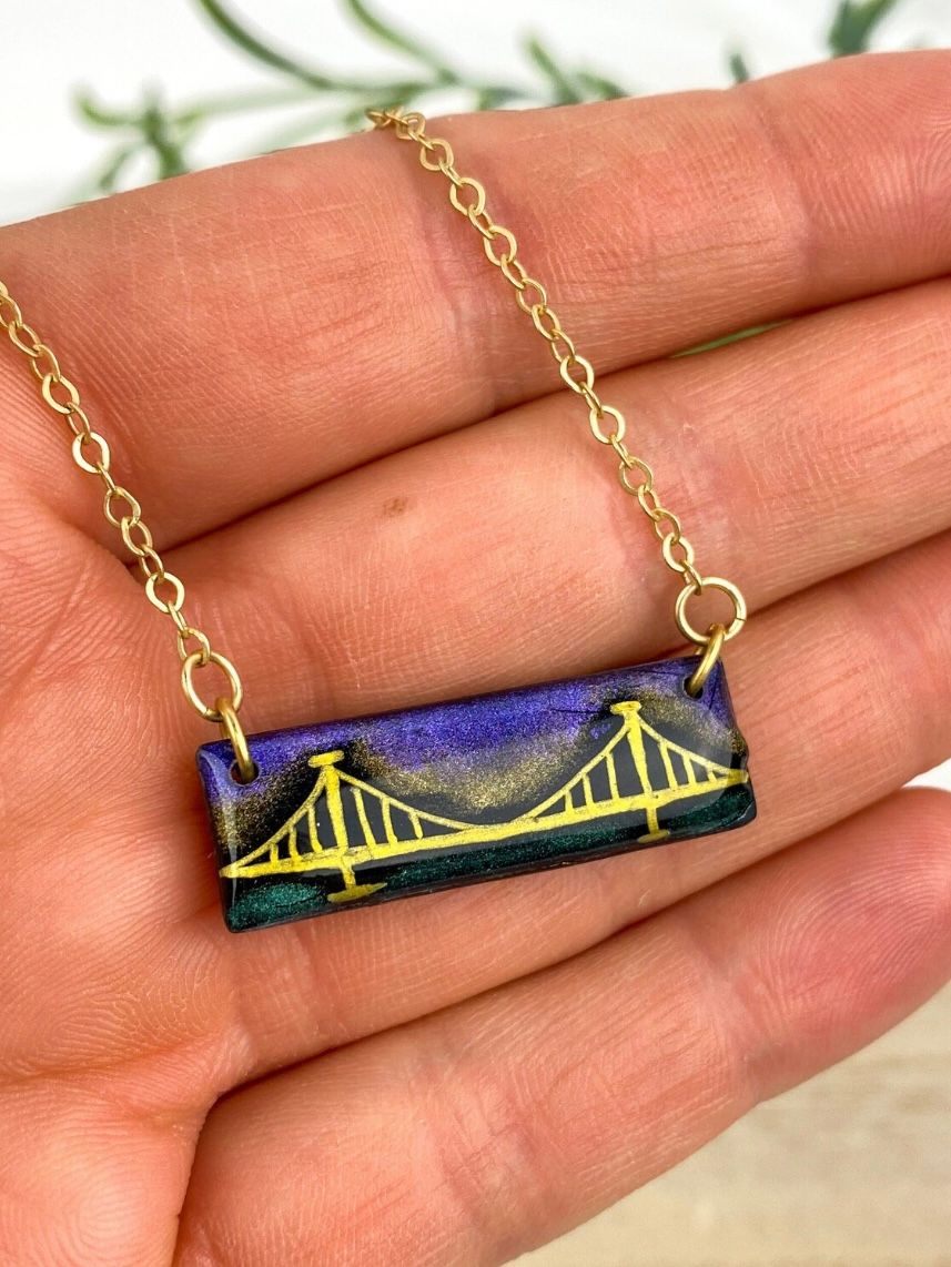 Lightshine Pittsburgh Bridge Necklace