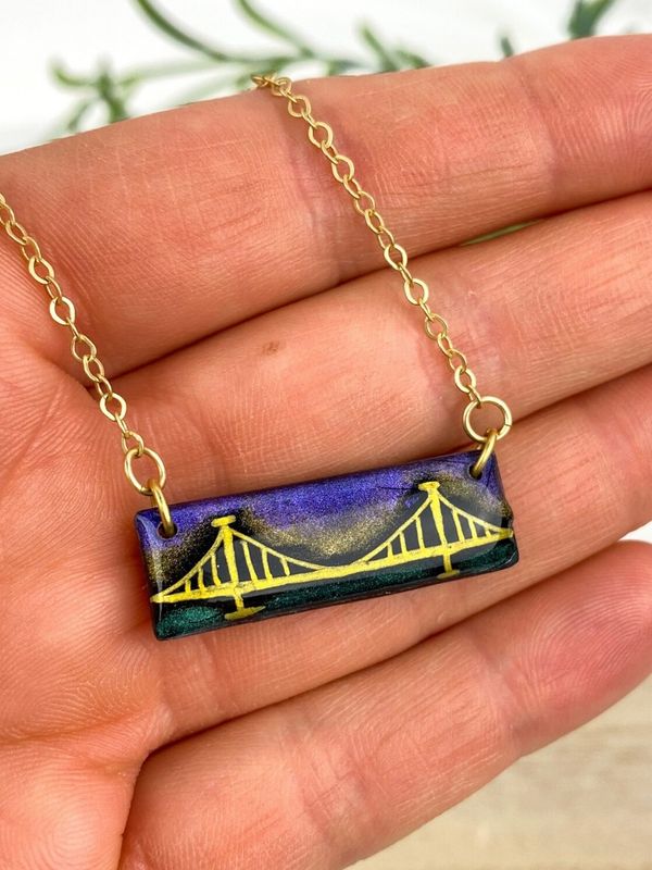 Lightshine Pittsburgh Bridge Necklace