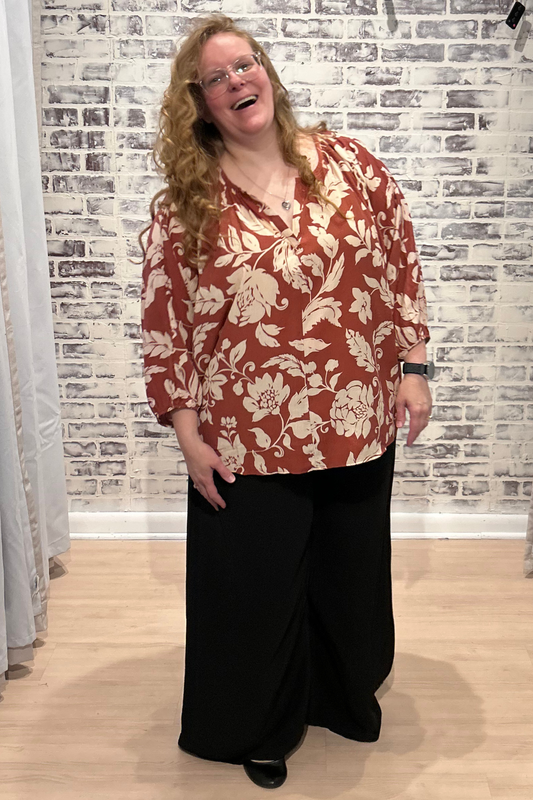 Oddi Black Wide Leg Pant