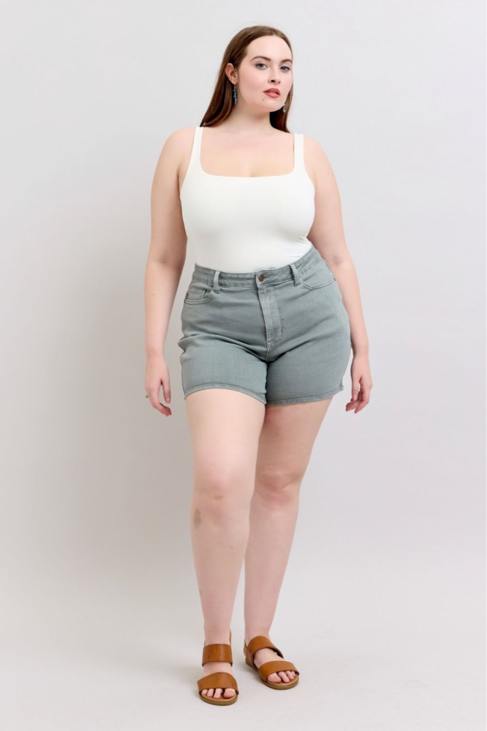 Judy Blue Green Shorts 150313