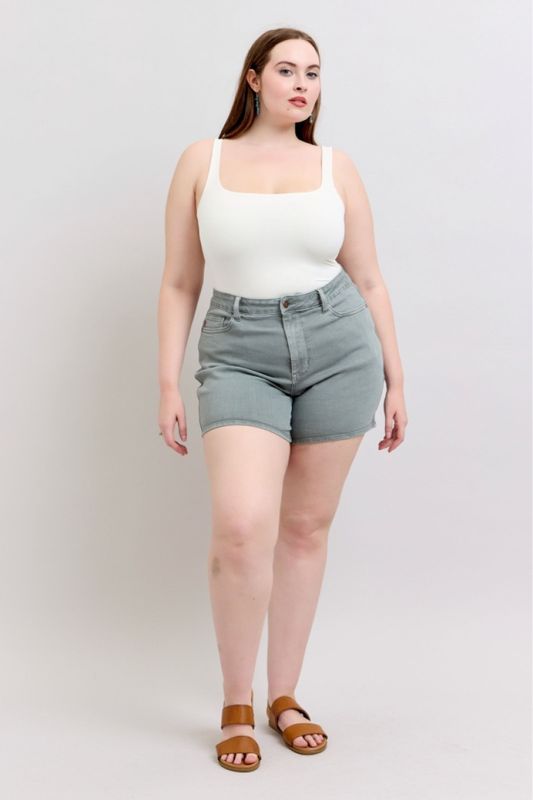Judy Blue Green Shorts 150313