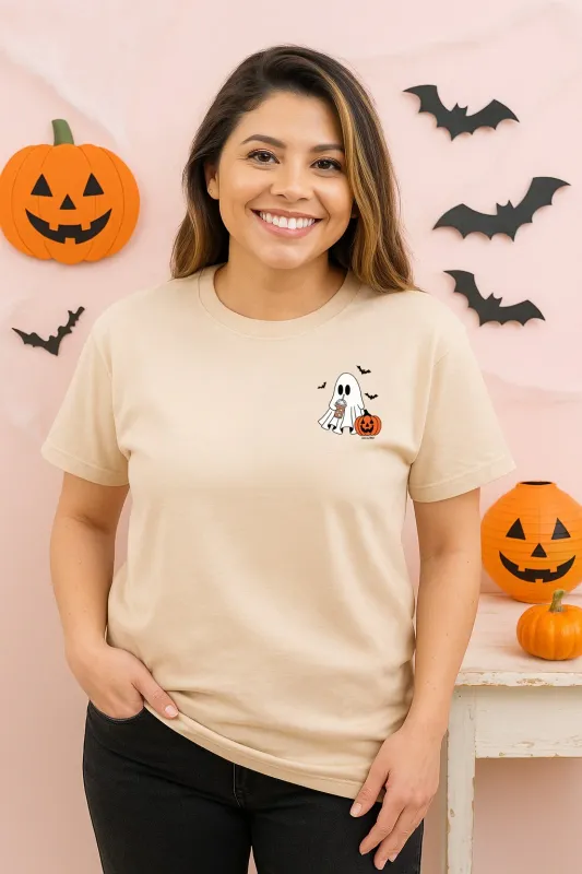 Half Ghost Half Coffee Tshirt