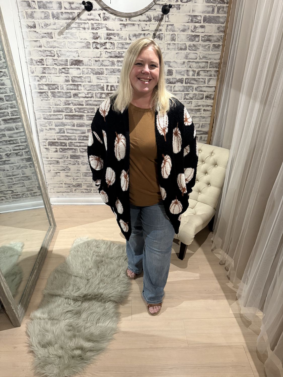 Blakely Pumpkin Cardigan
