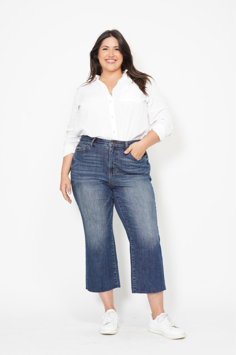 Judy Blue Wide Crops 88873