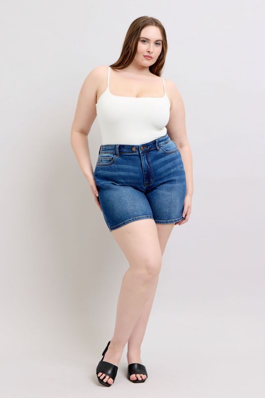 Judy Blue 2 Button Dad Short  15298