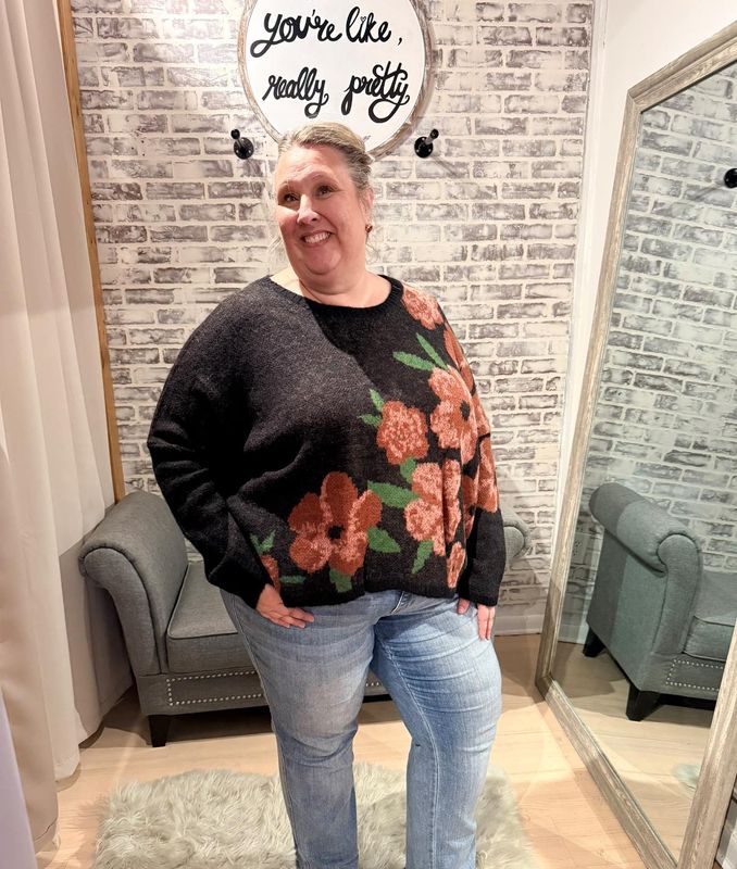 Andree Floral Sweater