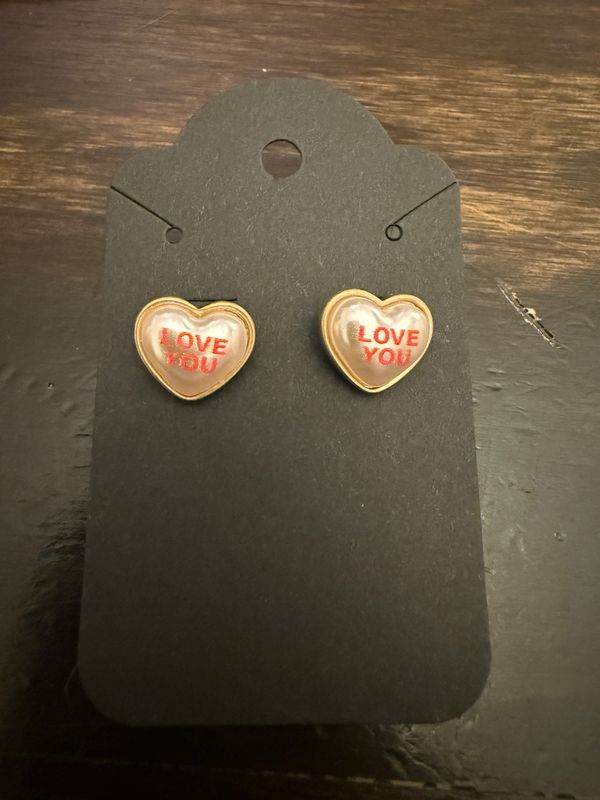 Conversation Heart Stud
