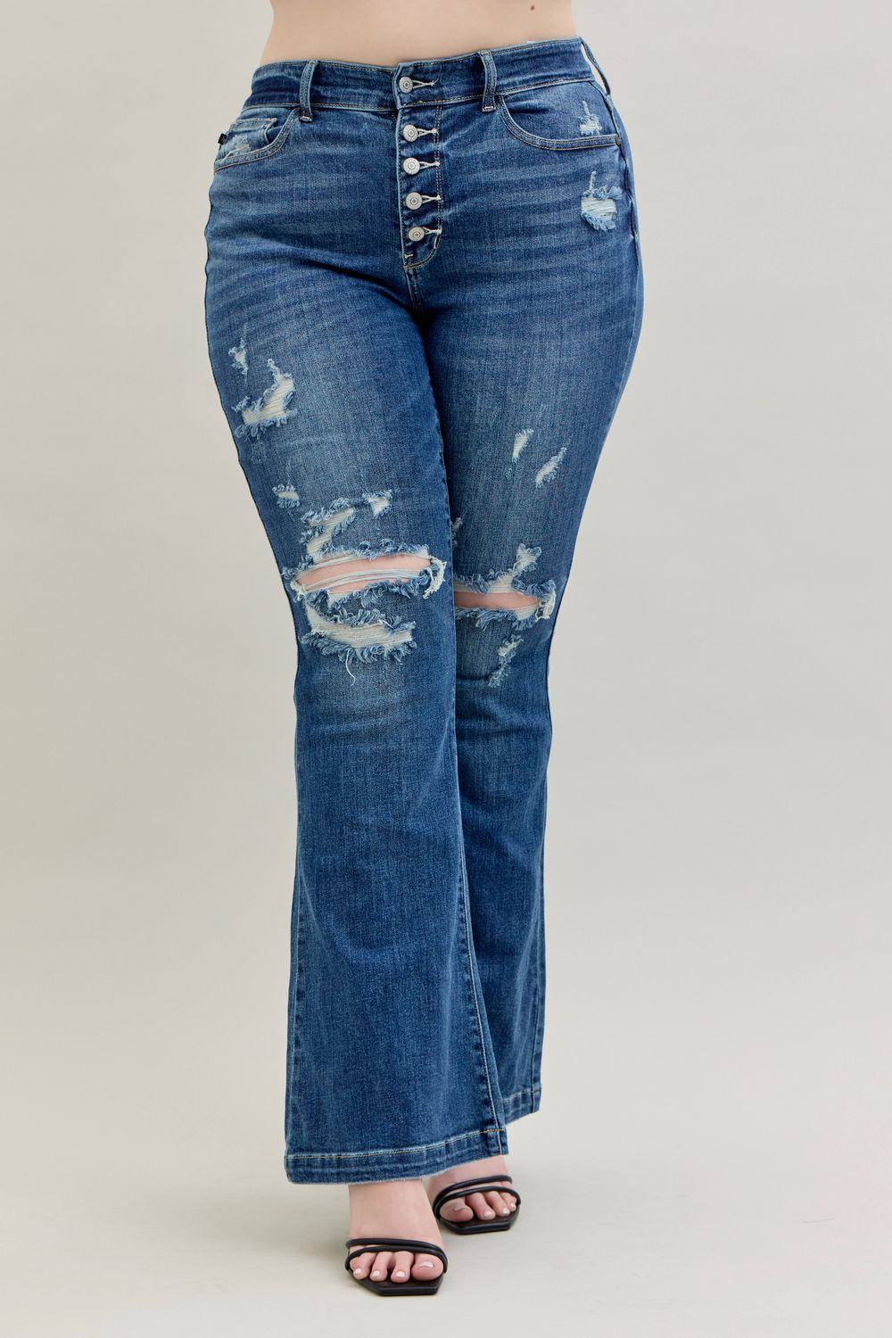 Judy Blue Button Fly Trouser 82430