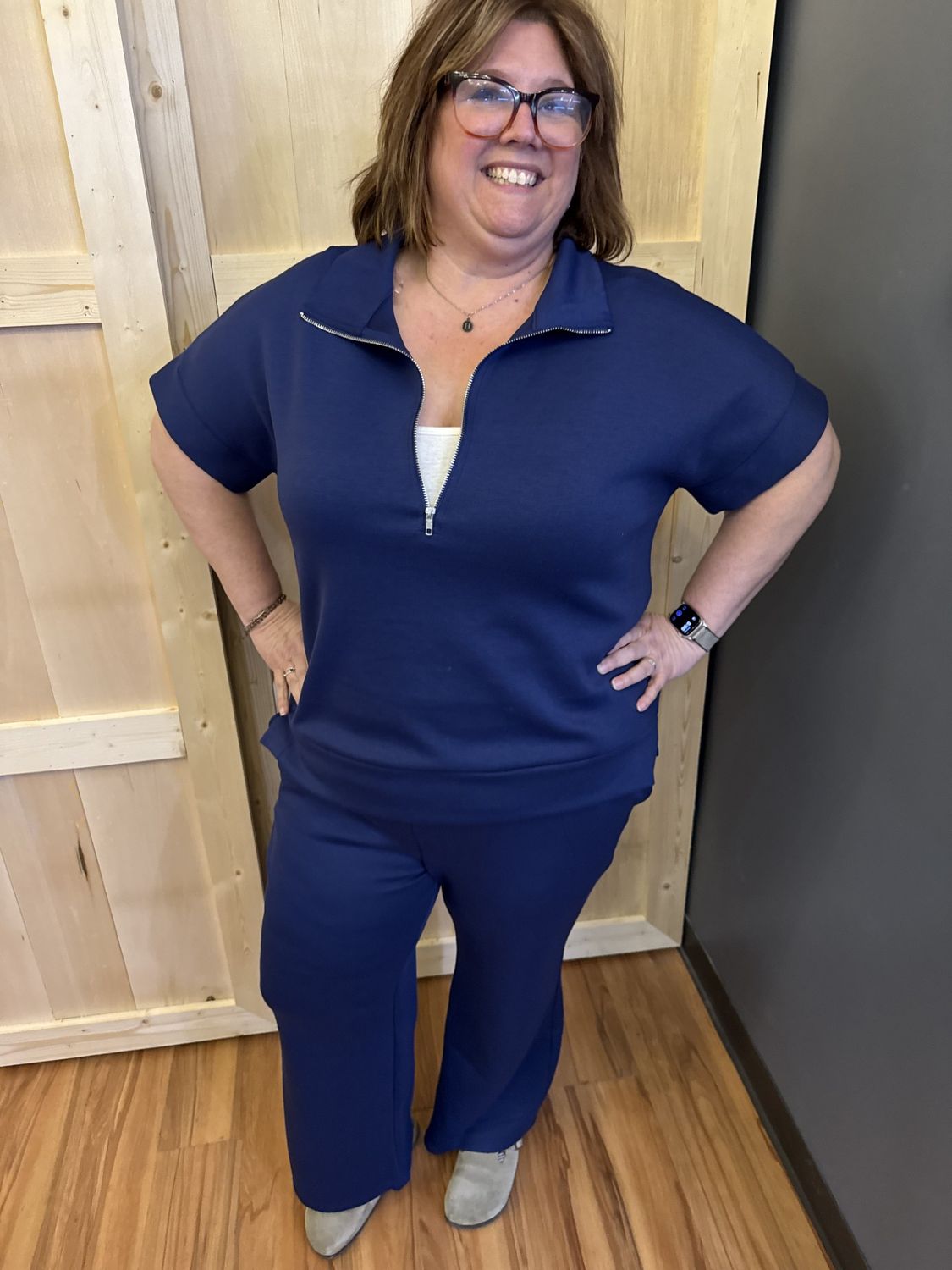 Dear Scarlett Catalina Set Navy