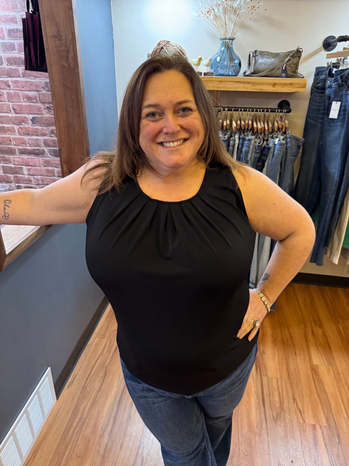 Zenana Black Sleeveless