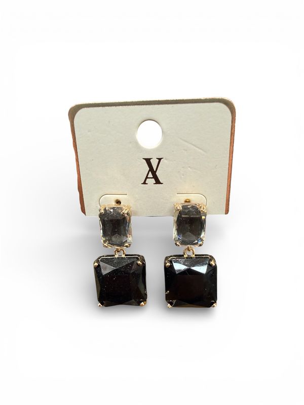 Square Glass Earrings