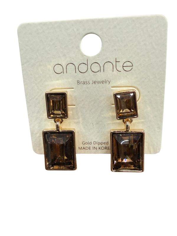 2 Square Dangle Earrings