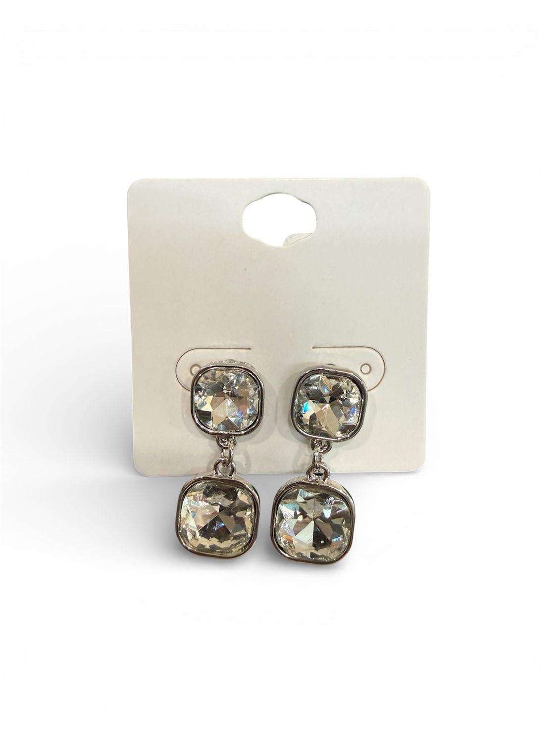 Double Crystal Earrings