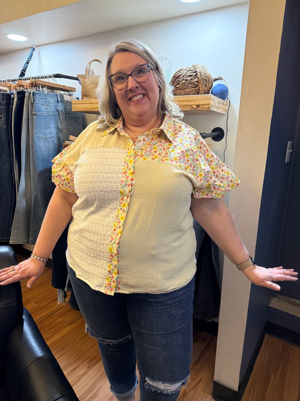 Haptics Yellow Floral