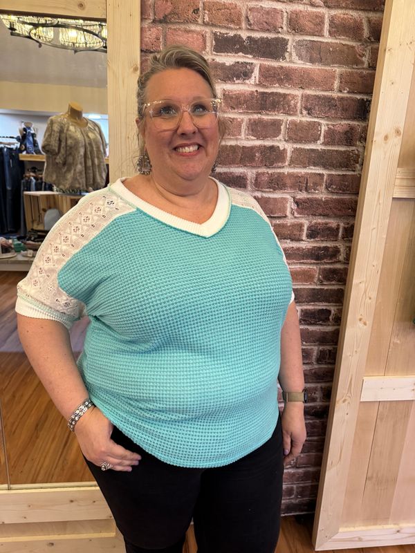 7th Ray Turquoise Top