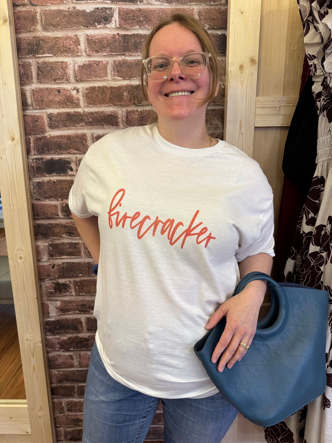 White Fire Cracker T-shirt
