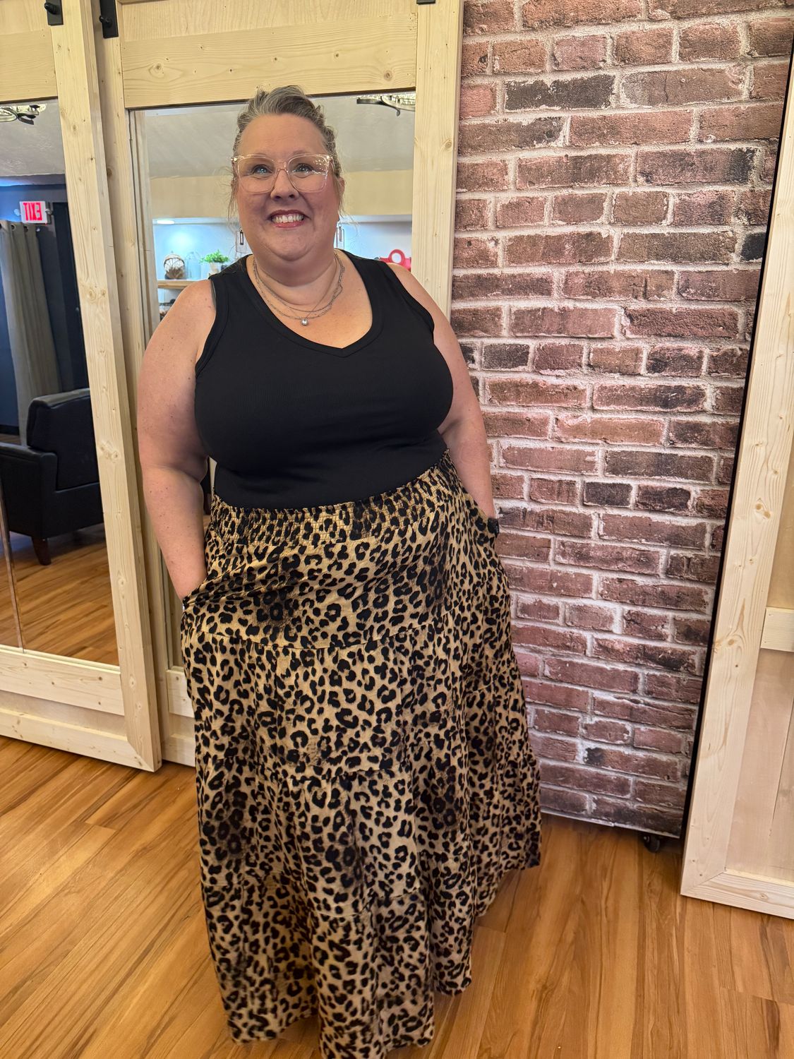 Leopard Skirt