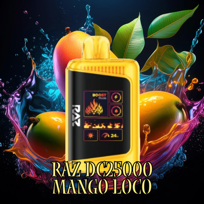 Raz Ltx 25k Mango Loco Indulge In The Mango Loco Experience With The RAZ  DC25000 Australia Mango Loco Raz Flavor