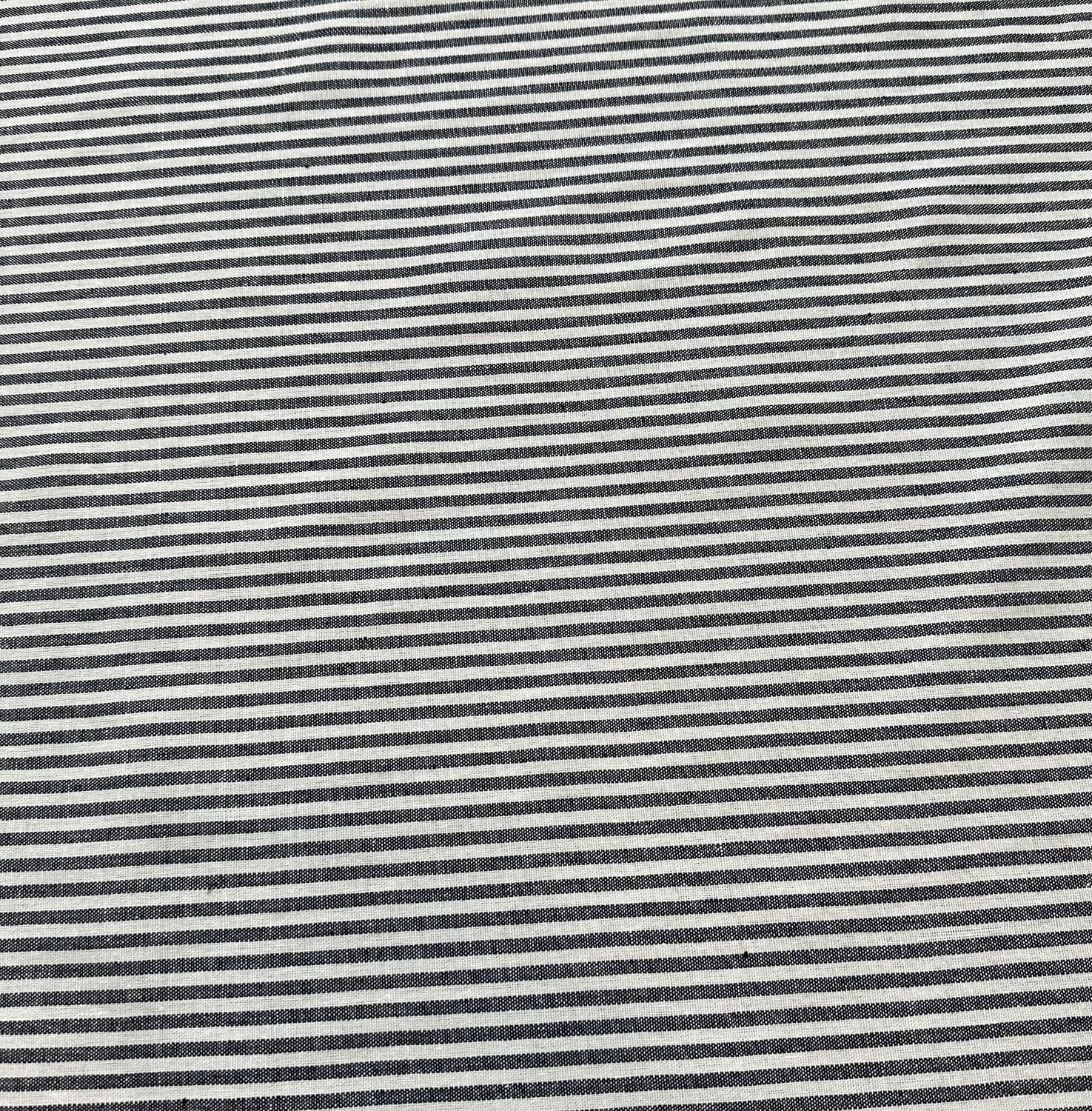 Yarn - Dyed Cotton, Colour: Whiter/Navy Stripe