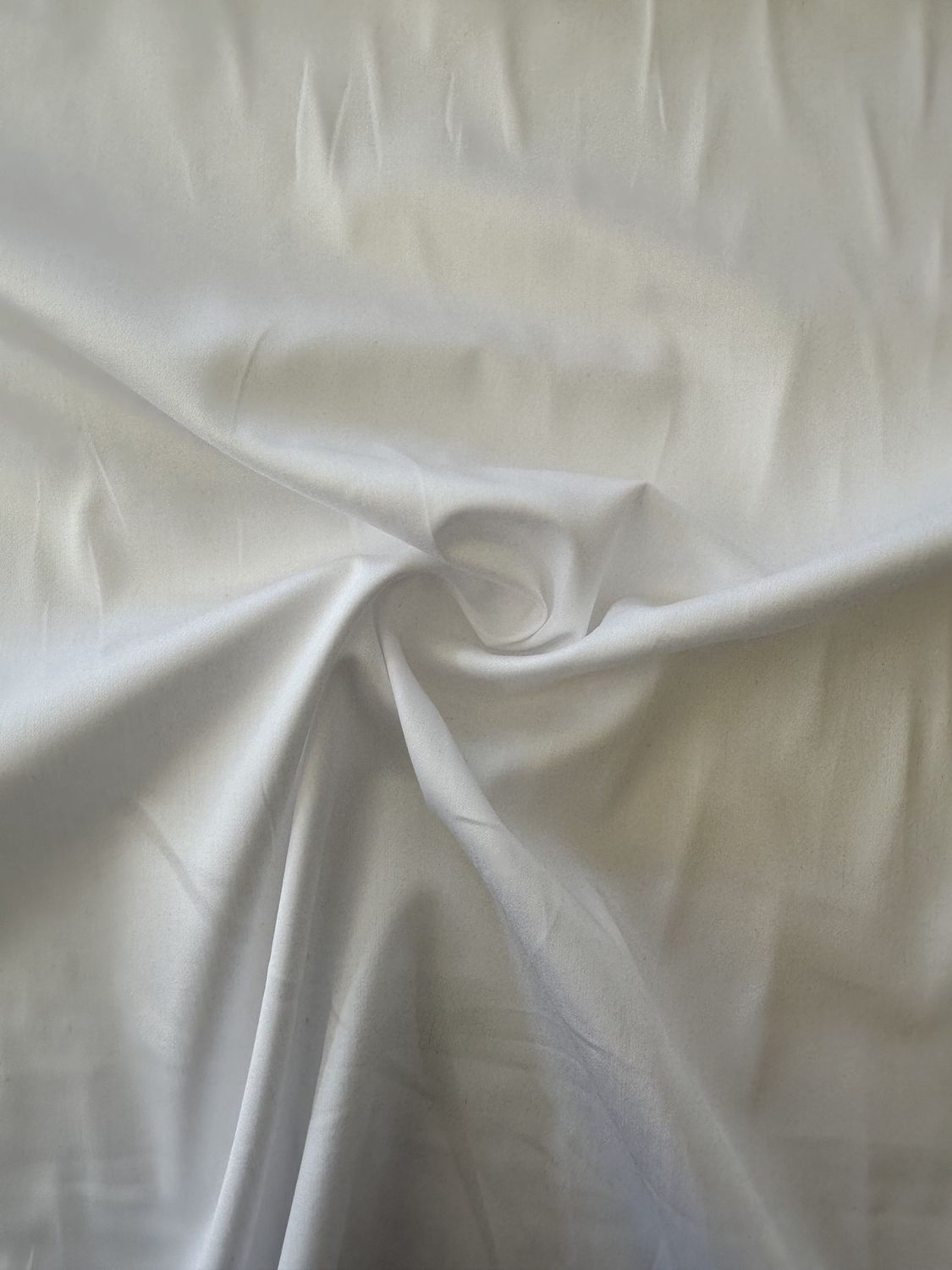 Mercerized Cotton Shirting 115gsm, Colour: White