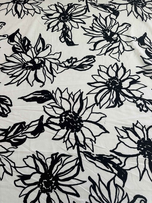 Viscose Linen Print