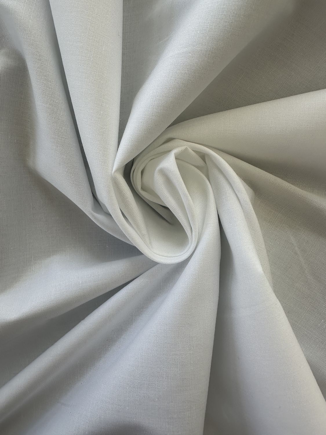 Cotton poplin, Colour: White