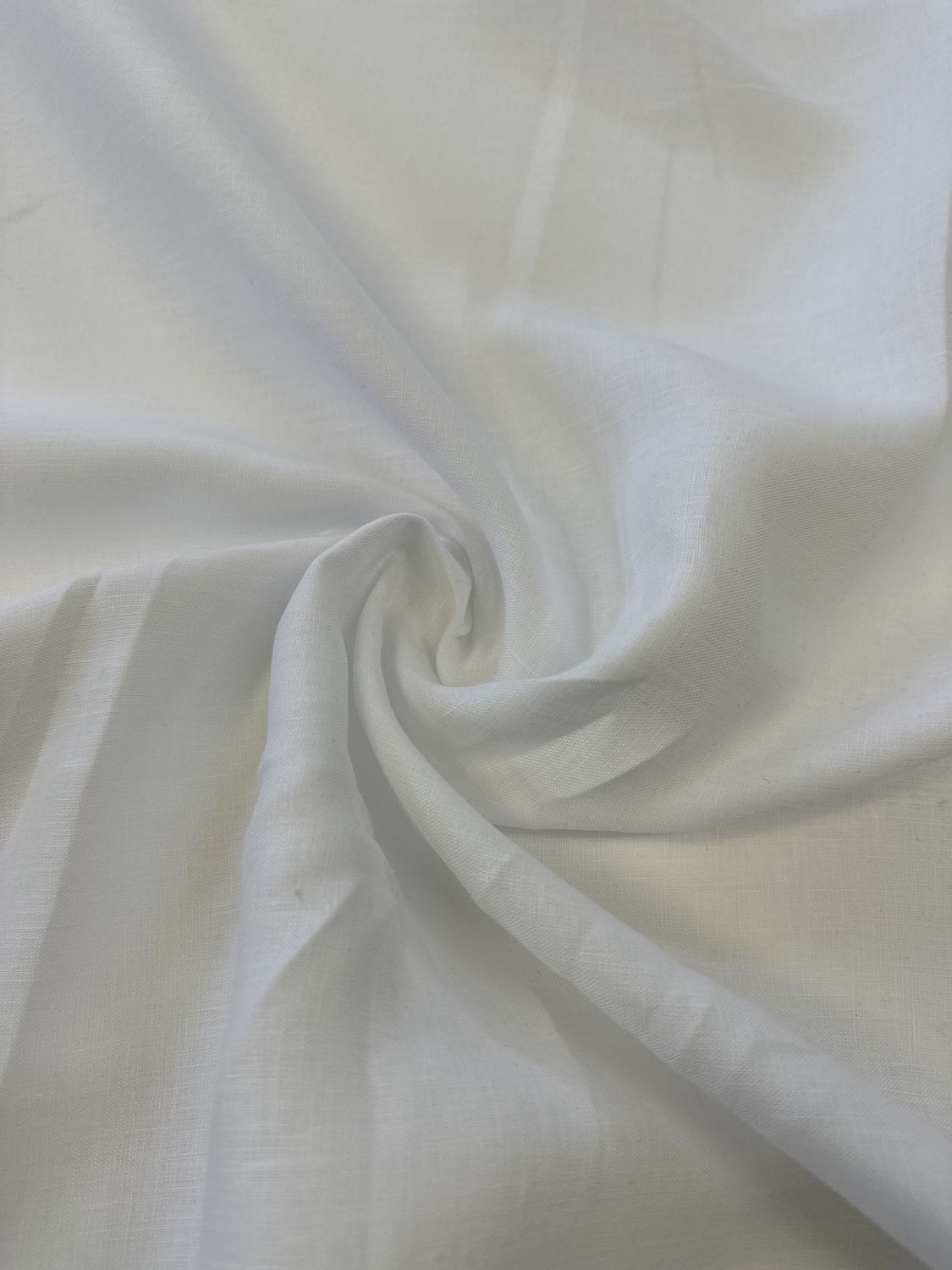 145gsm Pure Linen, Colour: White