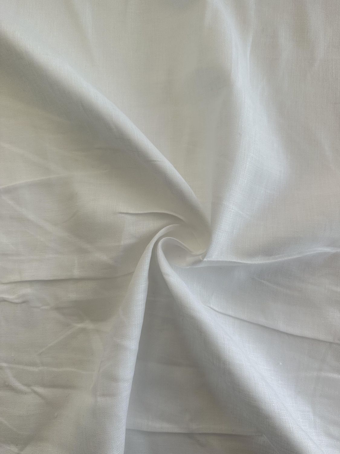 Bella Donna 100% Linen 145gsm, Colour: White