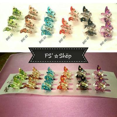 Butterfly &amp; Floral Hair Clip