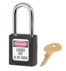 LOCK-OUT PAD LOCKS, Color: Black