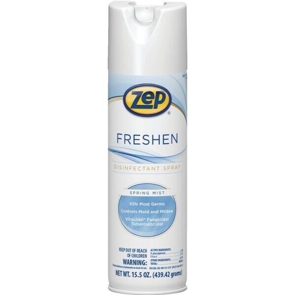 ZEP SPRING MIST FRESHEN DISINFECTANT SPRAY
