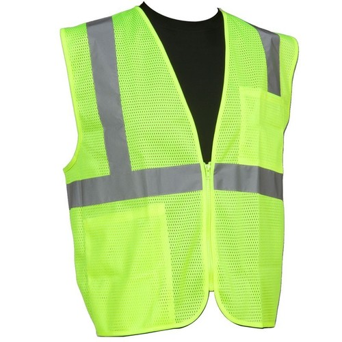 CLASS 2 SAFETY VEST, Color: Lime, Size: Medium
