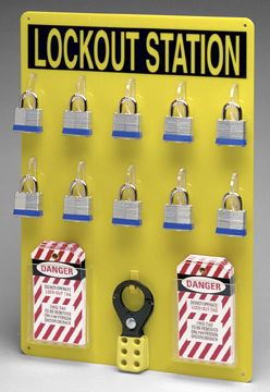 10 UNIT LOCK OUT STATION