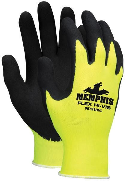 HI-VIS DIPPED GLOVE