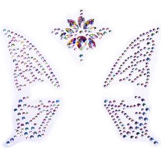 EYE041 Queen adhesive face jewels sticker