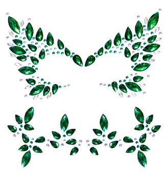 EYE040 Poison adhesive face jewels sticker