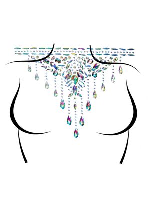 BODY016 Choker adhesive body jewels sticker