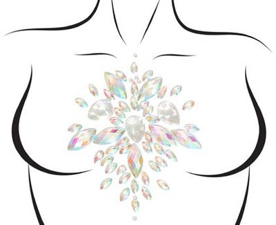 BODY001 Celestial adhesive body jewels sticker