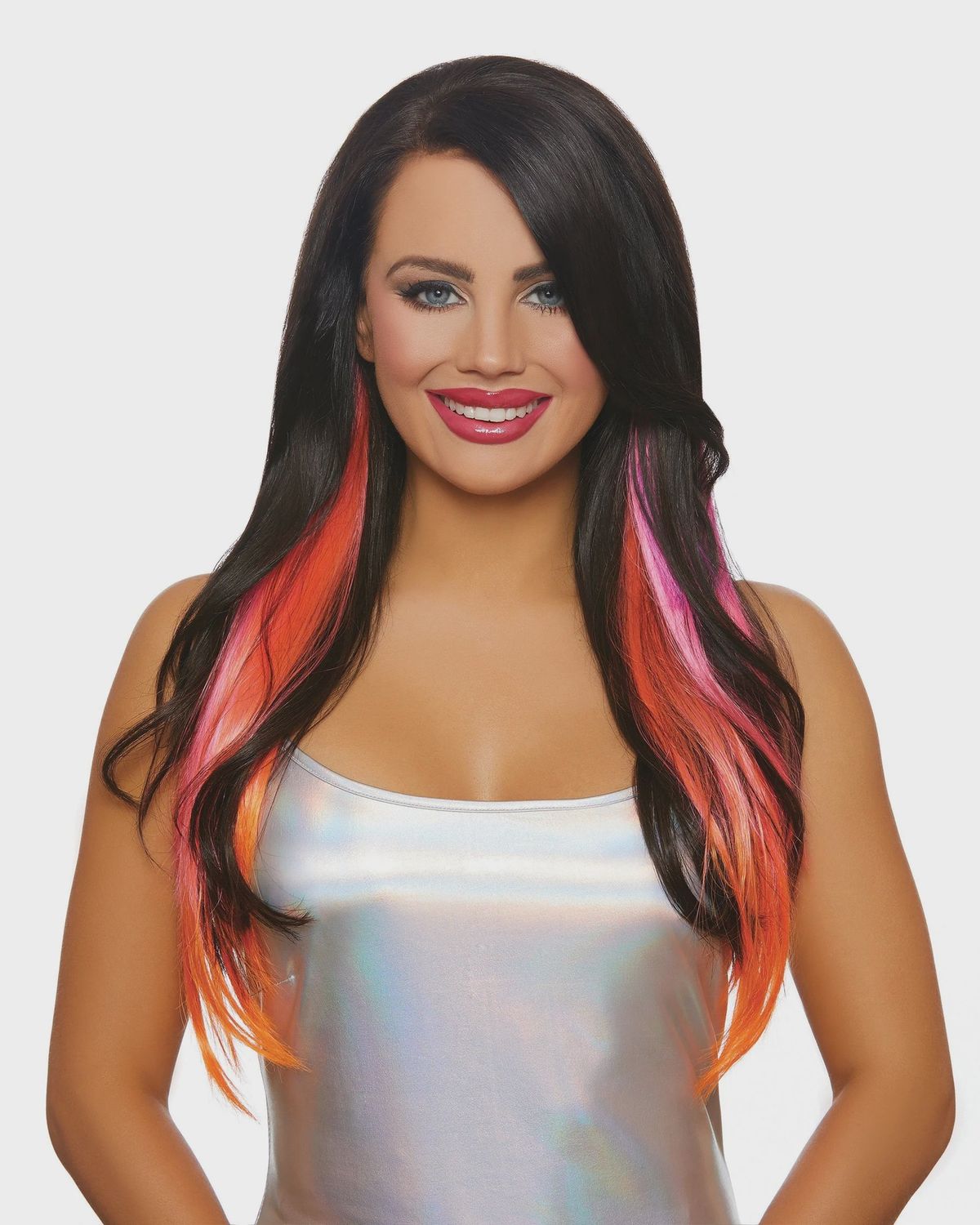 11404 MULT - LONG STRT NEON SORBET HAIR EXT